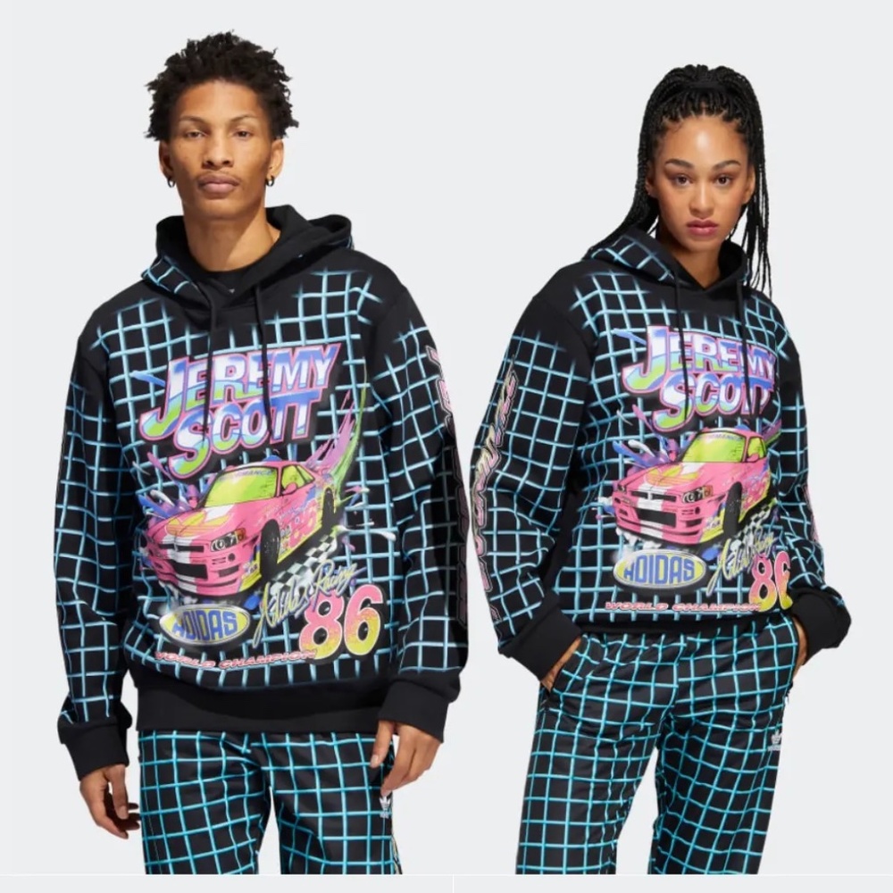 NWT Adidas Jeremy Scott Rally Hoodie Hoody